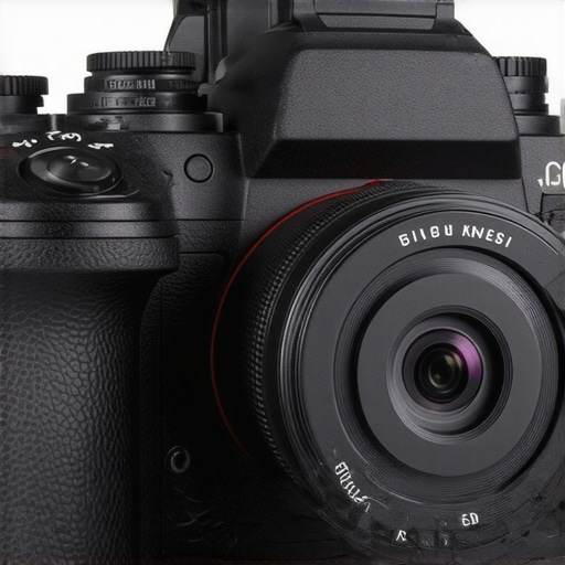 Close-up of camera grip emphasizing material and design for user comfort.