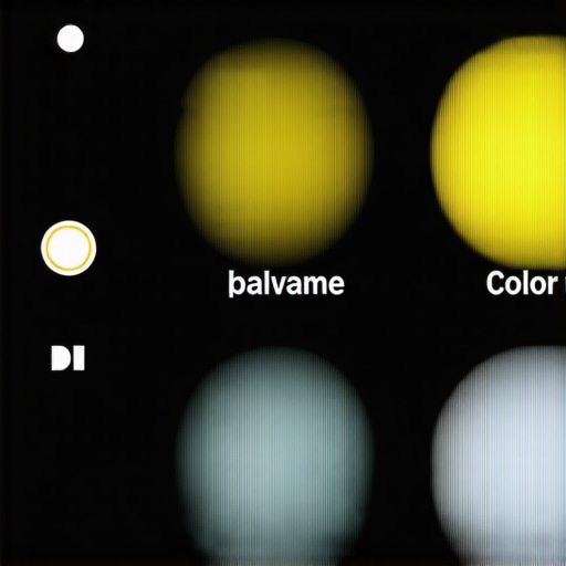 Camera menu screen displaying white balance and color profile options