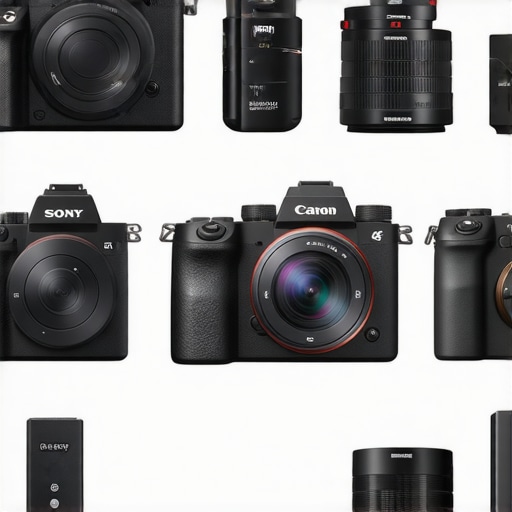 Visual comparison of professional creator rigs with top consumer camera and lighting setups