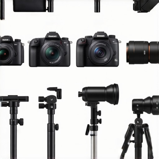 Image showing top camera models and studio equipment for professional production