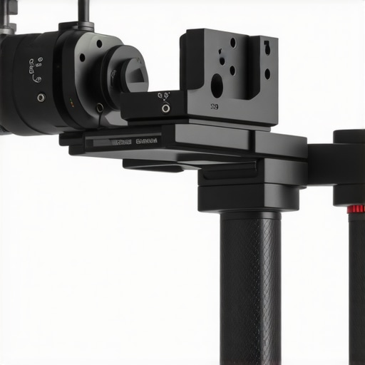 Detailed view of creator rig's durable aluminum frames and mounting points
