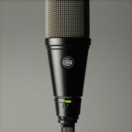 Dynamic Microphone Internal Design Detailed view of a dynamic microphone showing internal capsule and noise rejection components