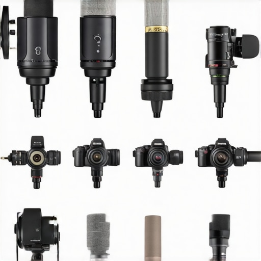 Visual chart comparing different brands of professional video equipment.