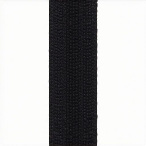 Detailed image of a nylon Velcro cable tie's hook and loop surface