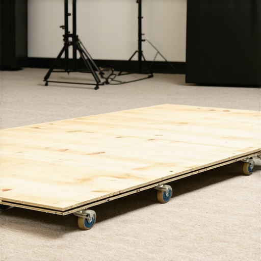 How a Plywood Base Saved My Carpet From Studio Rig Wheels