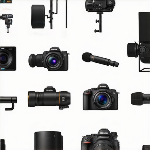 Comparison chart showing features and prices of various lighting and studio equipment.
