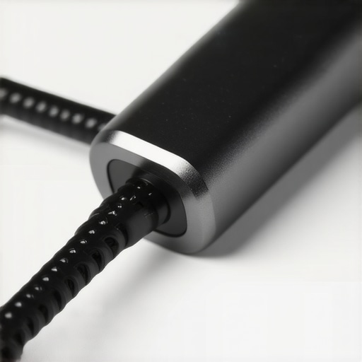 Close-up of the aluminum alloy magnetic connection on a mirrorless camera