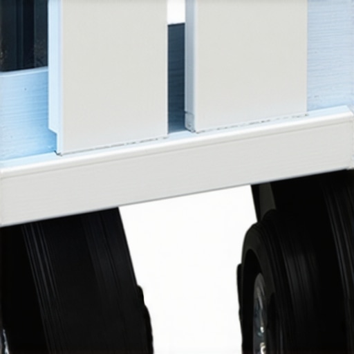 Detailed view of steel frame and rubber components showing build quality.