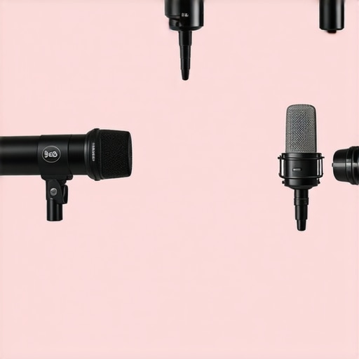 Microphone and Lighting Gear Comparison A detailed comparison chart of popular microphones and lighting kits showing specifications and costs