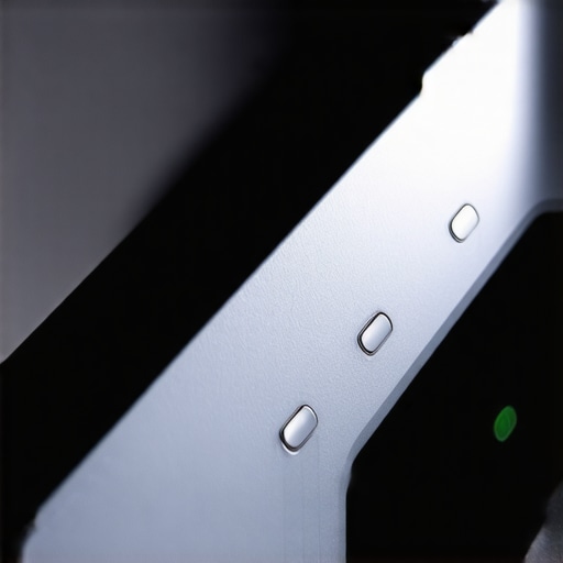 Nano-LED Panel Controls A close-up of the control interface on a sleek nano-LED lighting panel.