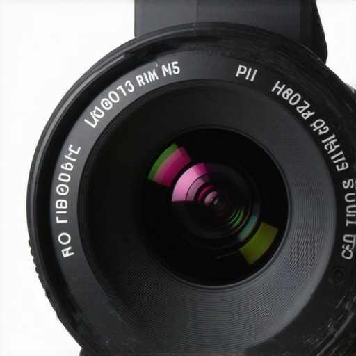 Portrait Lens Focus Mechanics A detailed shot of a compact portrait lens highlighting its textured focus ring and lightweight construction.