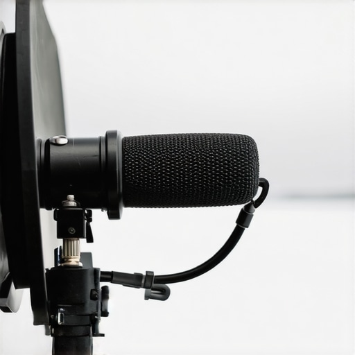 Outdoor microphone with wind protection during windy day