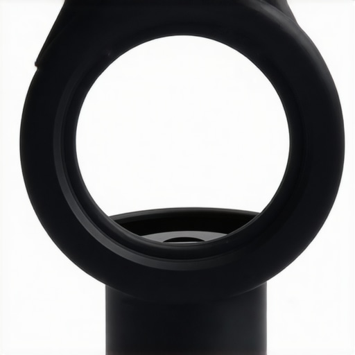 A silicone ring gripping a camera lens to prevent creep