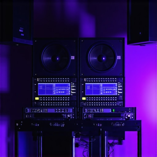 Stress Testing Studio Environment Studio gear undergoing stress testing with cooling solutions