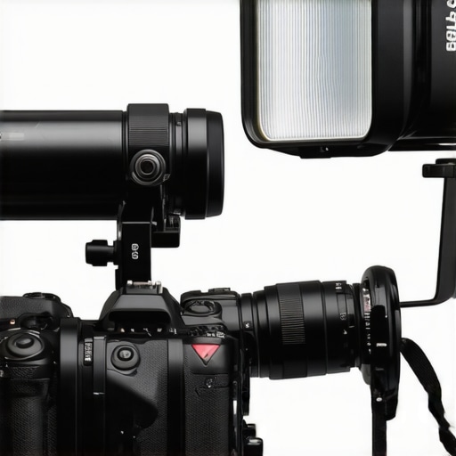 Stress-testing studio equipment outdoors Professional camera and lighting equipment exposed to rain and tough conditions