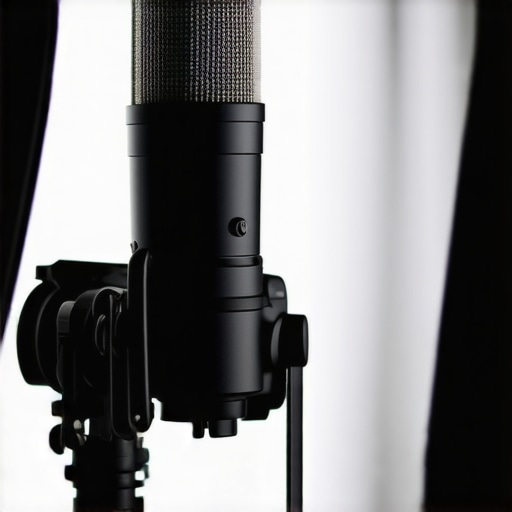 Studio Equipment Stress Test Microphone and camera under high load in a studio testing scenario
