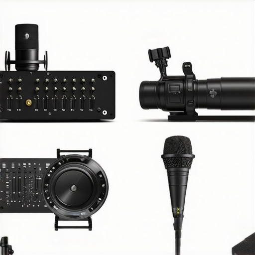 Illustration of studio gear versus competitors in a professional setup