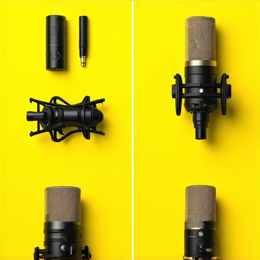 Studio Gear Comparison A comparative illustration of professional studio equipment highlighting build quality and features.