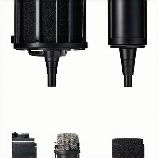 Side-by-side image of professional and entry-level studio gear