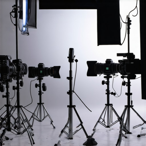 Studio equipment being used in demanding conditions during a performance test