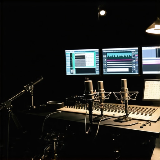 Studio Gear Under Stress Studio equipment functioning under heavy use during recording