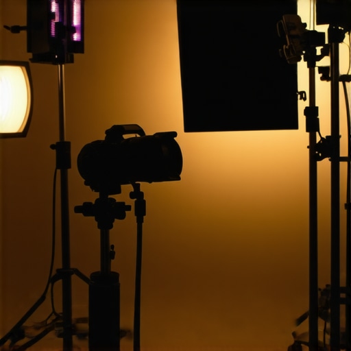 Studio equipment being tested under stress conditions.