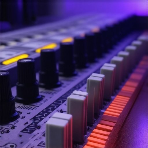 Close-up of a durable studio power management system with control interface.