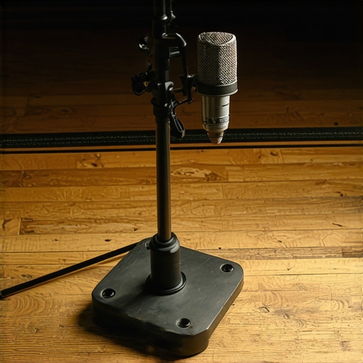 This $12 Weighted Base Stops Mic Boom Toppling