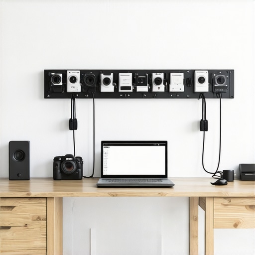 This $15 Wall Mount Finally Cleared My Desk of Camera Cables