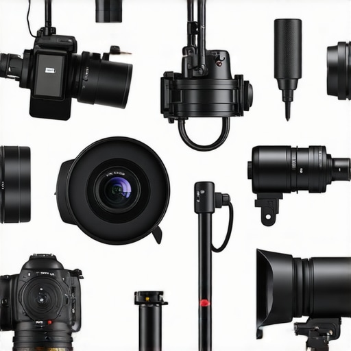 A visual comparison chart of leading studio lighting, microphones, and camera equipment brands.