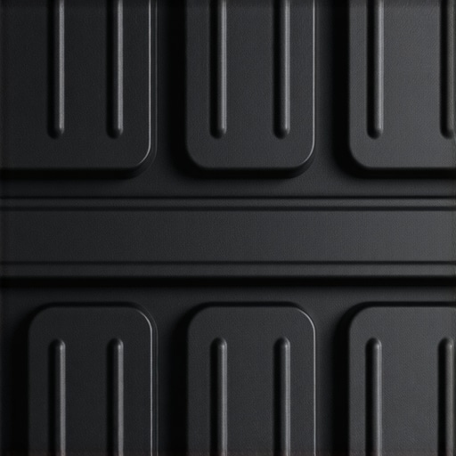Tripod Floor Mat Material and Texture Close-up image of textured rubber surface of a tripod floor mat