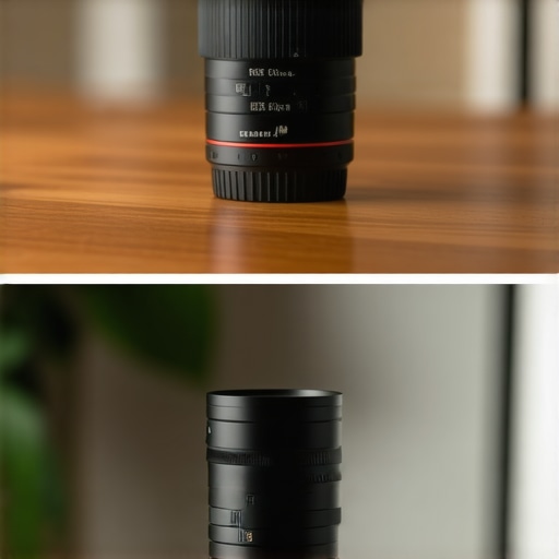 A visual comparison between a $15 budget lens adapter and a high-end professional camera mount.
