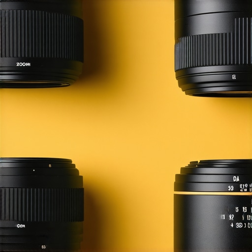 A direct visual comparison highlighting the build quality differences between a cheap plastic zoom lens and a premium studio lens.
