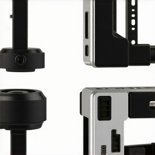 Comparison of Budget vs Premium V-Mount Plates A side-by-side comparison of a budget mechanical V-mount plate and a premium powered battery distributor on camera rails.