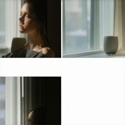 A visual side-by-side comparison of natural window lighting versus budget LED panel lighting for video production.