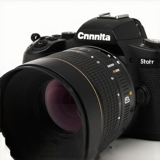 Close up of thick neoprene padding and velcro on a camera lens protector