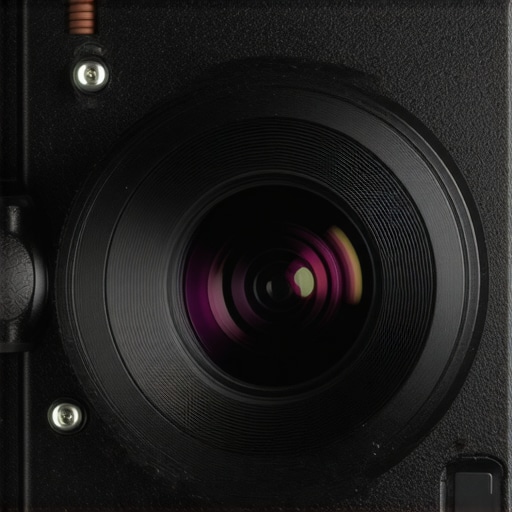 Close up of a $15 vintage lens adapter showing metal construction and mounting mechanism
