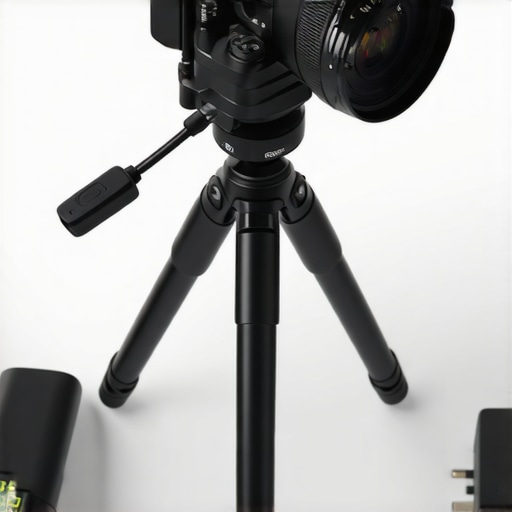 Close-up of a dummy battery cable routed through a camera battery door for external power.