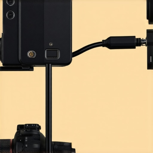 HDMI Adapter vs Direct Cable Comparison A side-by-side view showing the physical strain of a direct HDMI cable versus the safety of a pigtail adapter on a camera rig.