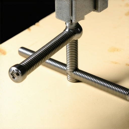 Close-up of a high-torque steel C-clamp highlighting the threading and T-handle construction.