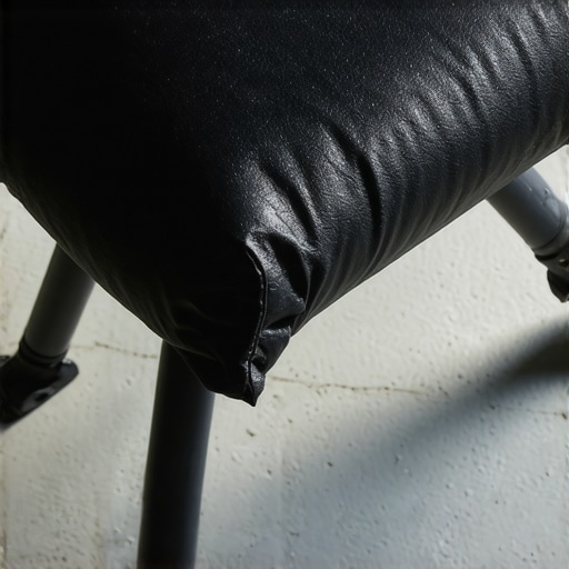 Heavy-duty sandbag on a C-stand leg A professional grade sandbag showing the reinforced handle and ballistic nylon texture on a studio floor.