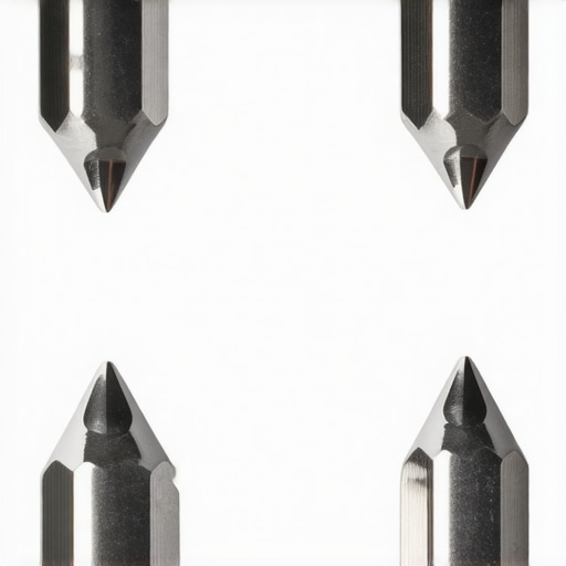 JIS vs Phillips Geometry Comparison Comparison showing the difference between JIS and Phillips screwdriver tips for camera repair.
