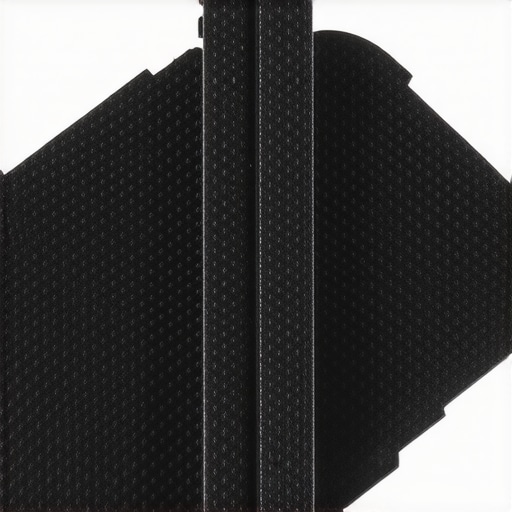 A detailed close-up of the diamond-textured rubber pad on a camera baseplate.