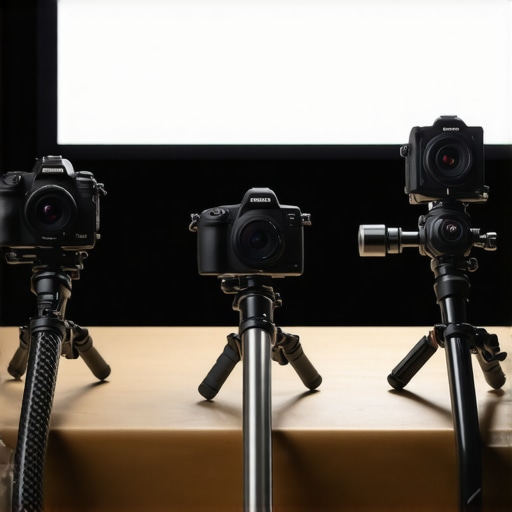 Comparison of carbon fiber, stainless steel, and aluminum 15mm camera rails.