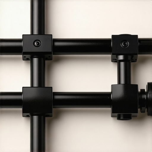 A comparison between a small $12 camera balance plate and a heavy-duty 15mm rod rig system.