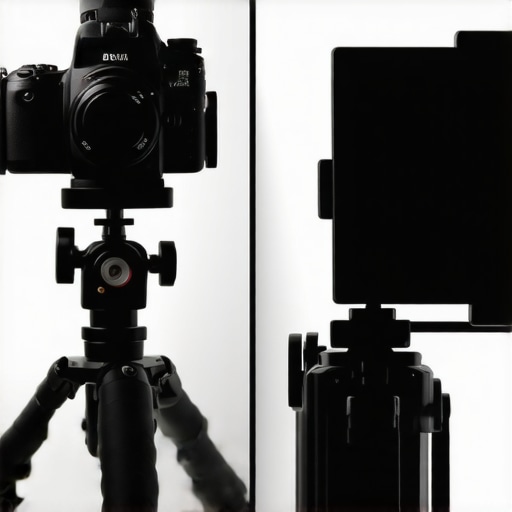 A visual comparison between a standard hybrid mirrorless camera and a professional cinema camera rig showing the difference in size and cooling capabilities.