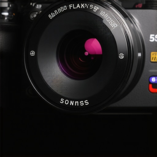 Close-up of a person attaching a compact prime lens to a camera body
