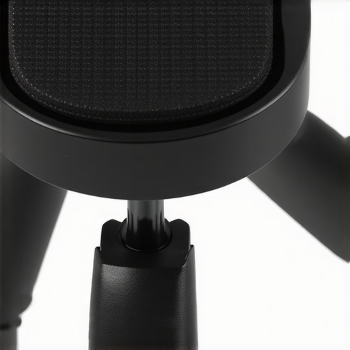 A close-up view of a camera plate rubber pad under pressure on a tripod