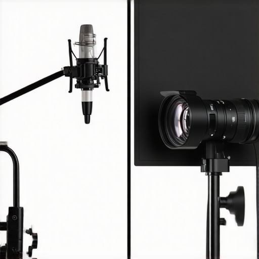 A comparison showing the stability of a professional aluminum creator rig versus a cheap plastic mount.