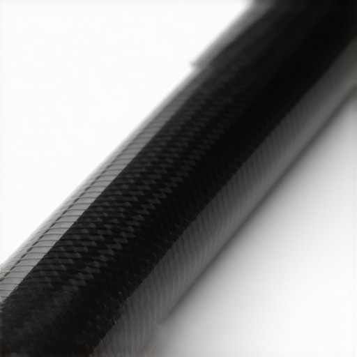 Close up of 15mm carbon fiber rail weave and thickness